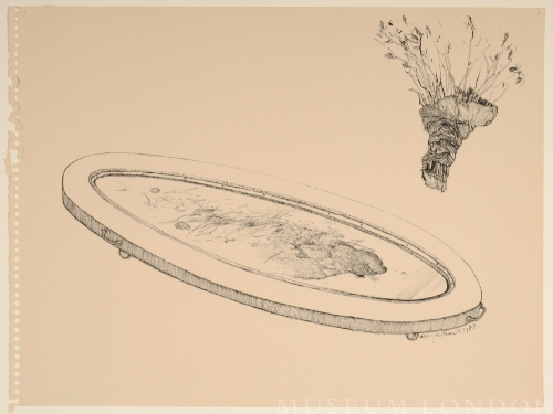 STUDY FOR BLACK FLOOR PIECE