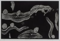SNAKES IN SPACE, from the Organic Works on Paper series