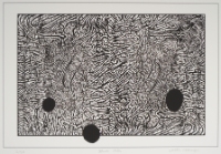 BLACK HOLES, from the Organic Works on Paper series