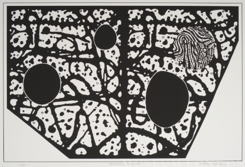 GEOMETRIC SPACE # 2, from the Organic Works on Paper series