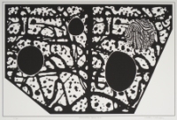 GEOMETRIC SPACE # 2, from the Organic Works on Paper series