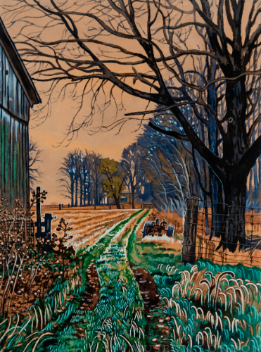 UNTITLED: FARM LANE IN WINTER