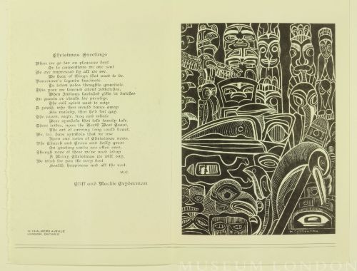 Untitled (Birds & Totem Pole)