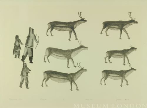 FAMILY HUNTING CARIBOU