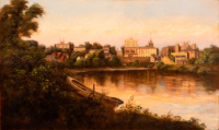 Untitled (Thames River, looking across to old courthouse site of current Museum London)