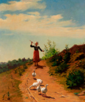 Untitled (Bringing Home the Flock)