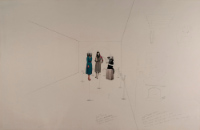 Untitled, study for It’s as though you’re looking at the world for the first time
