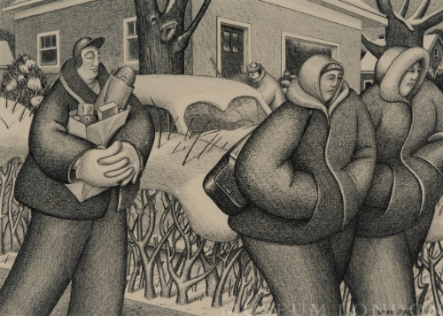 Shoppers Returning Home