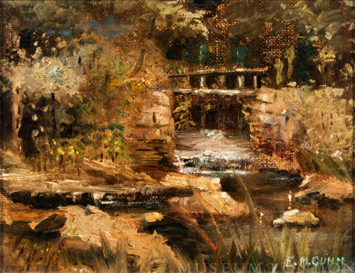 Untitled (Bridge Near the Little Brook Between the College Bulding and President E.N. English's Home, Hellmuth Ladies' College, London, Ontario)
