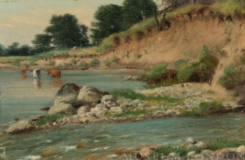 Cattle Watering, Thames River