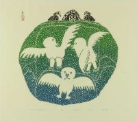 OWLS IN SPRING SNOW