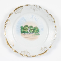 "Victoria Park Fountain", Souvenir Plate