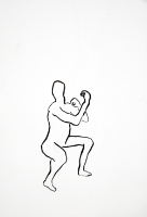 CROUCHING BOXER