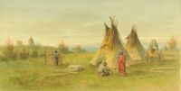 PLAINS INDIANS AND THEIR ENCAMPMENT