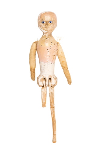 Wooden Doll, Early 19th Century