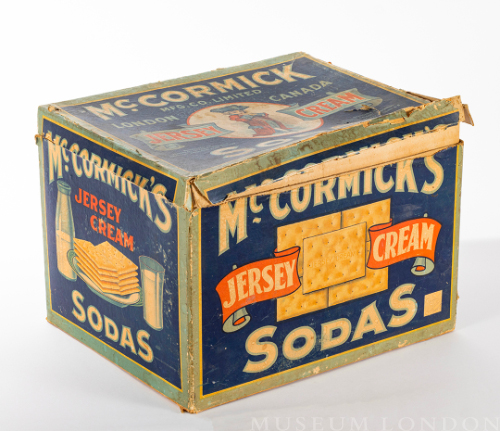 McCormick's Jersey Cream Sodas Cracker Box