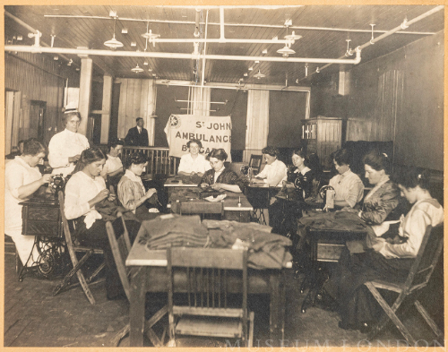 Women Sewing, St. John Ambulance