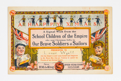 "A Happy Xmas", Certificate Presented to Louise Wyatt