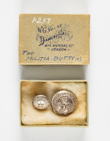W.G. Young Jewellers Box and 2 Buttons