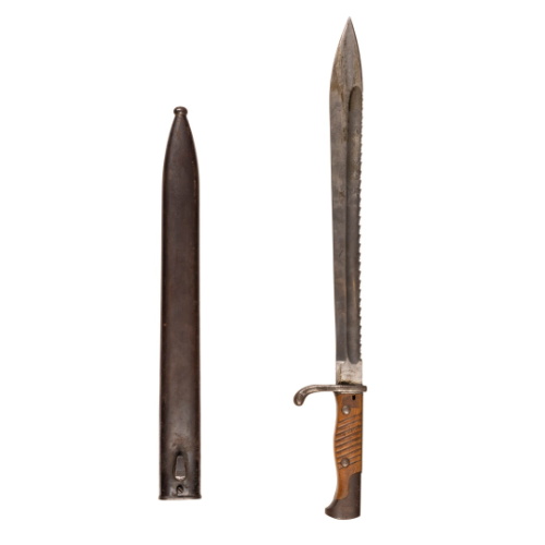 German Sawback Bayonet & Scabbard