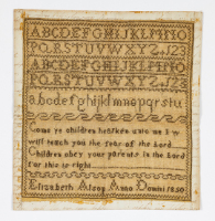 Bible Verse, Needlework Sampler