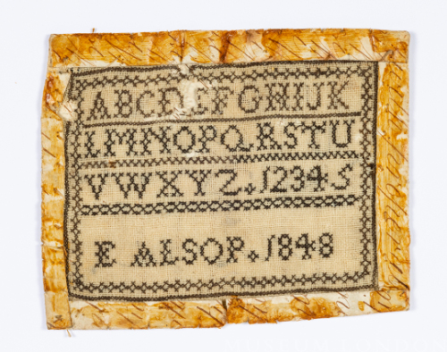 Linen Sampler, Elizabeth Alsop