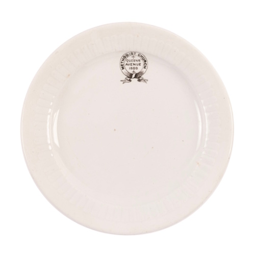 Dinner Plate, Queen's Avenue Methodist Church
