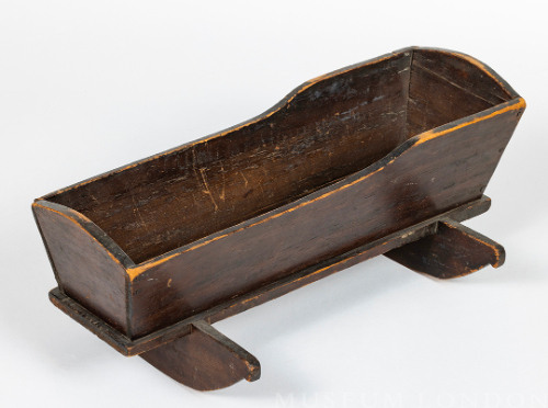 Wood Doll Cradle