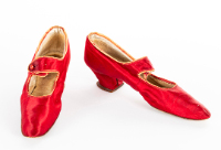 Red Satin Shoes