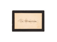 In Memoriam Card
