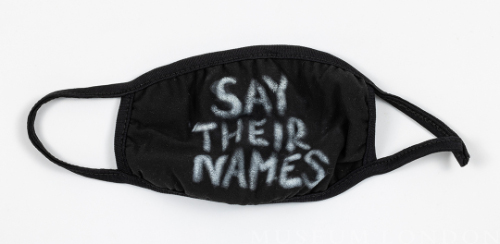 Black Lives Matter Face (Say Their Names) Mask