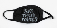 Black Lives Matter Face (Say Their Names) Mask