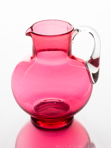 Cranberry Glass Pitcher