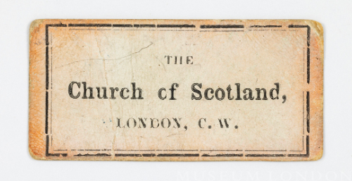 The Church of Scotland Communion Token