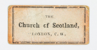 The Church of Scotland Communion Token