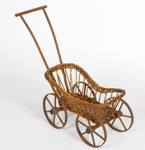 Wicker Doll Carriage