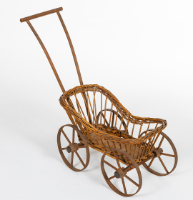 Wicker Doll Carriage