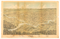 Bird's Eye View Map of London Ontario