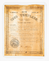 British American Order of Good Templars Certificate