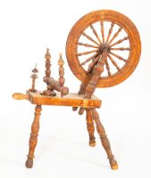 Irish Flax-Spinning Wheel