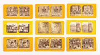 Stereographs with Yellow Borders