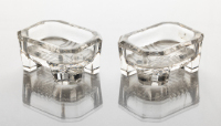 Pair of Glass Salt Dips