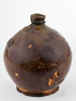 Dark Brown Stoneware Jug