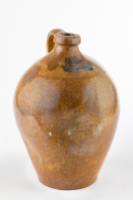 Light Brown Glazed Stoneware Jug