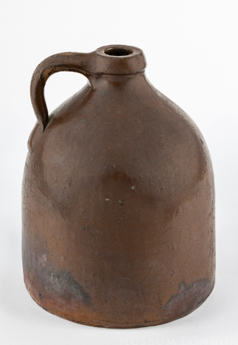 Dark Brown Stoneware Jug