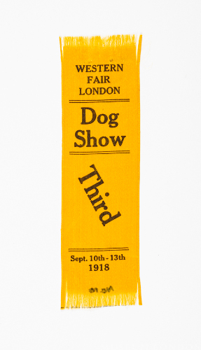 Western Fair London, Dog Show Ribbon