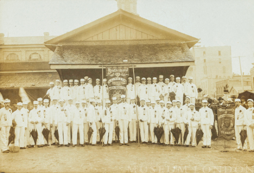 Photograph of the Brotherhood of Painters, Decorators, Paperhangers
