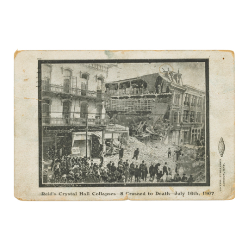 Reid's Crystall Hall Collapses