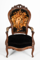 Rococo Revival Style Armchair