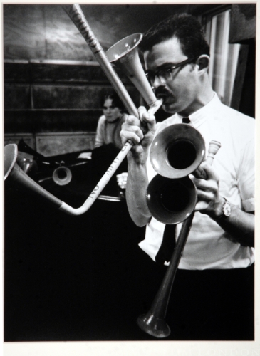 IN THE CHLO STUDIO.  STUDIO STAFF MEMBER, JOHN BOYLE, OCTOBER 1966